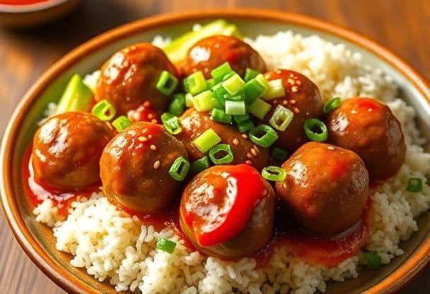 Kruidige Aziatische Gehaktballetjes met Ketjap in 30 Minuten