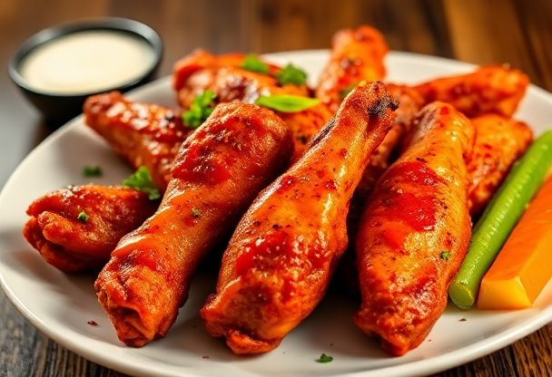 Kruidige Kipkluifjes met Paprika en Knoflook