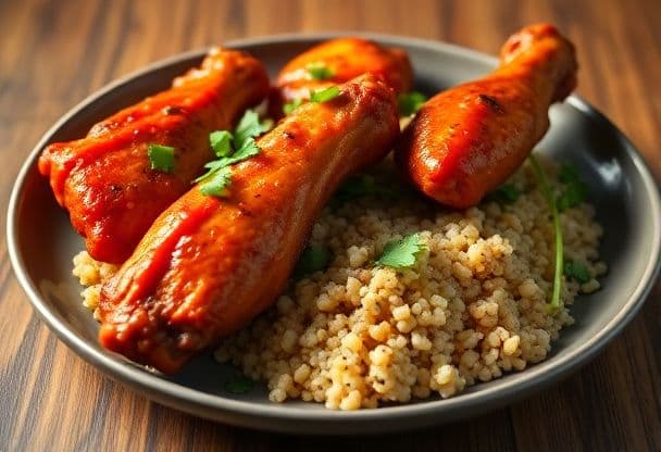 Kruidige Kipvleugeltjes met Kruiden Quinoa