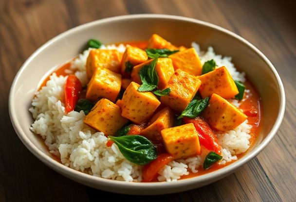 Kruidige Tofu Curry