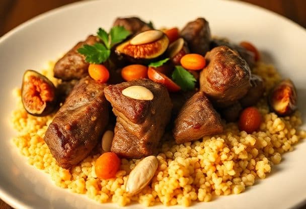 Lamsvlees Tajine met Droogfruit