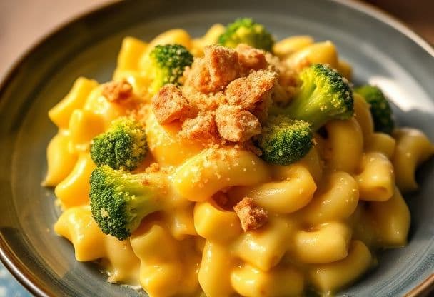 Mac and Cheese met Broccoli