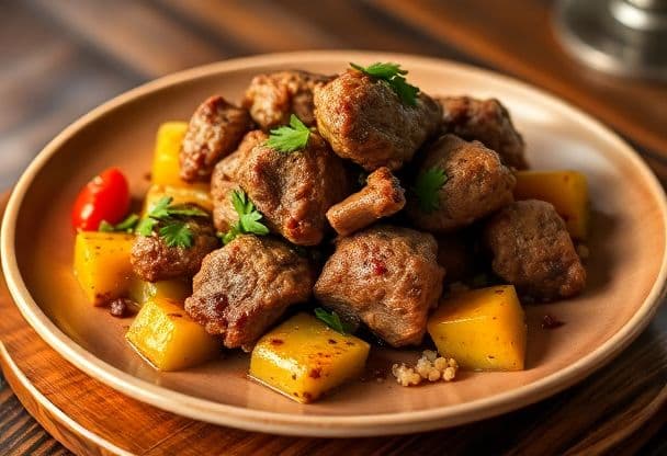 Marokkaanse Tajine met Lamsvlees en Groenten
