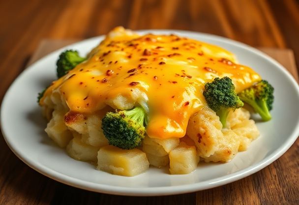 Ovenschotel met Aardappelen en Broccoli