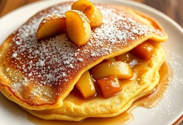 Pannenkoeken met Appel en Kaneel