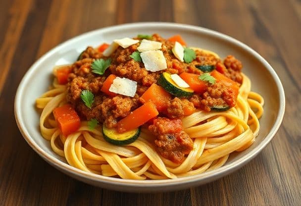 Vegetarische Pasta Bolognese
