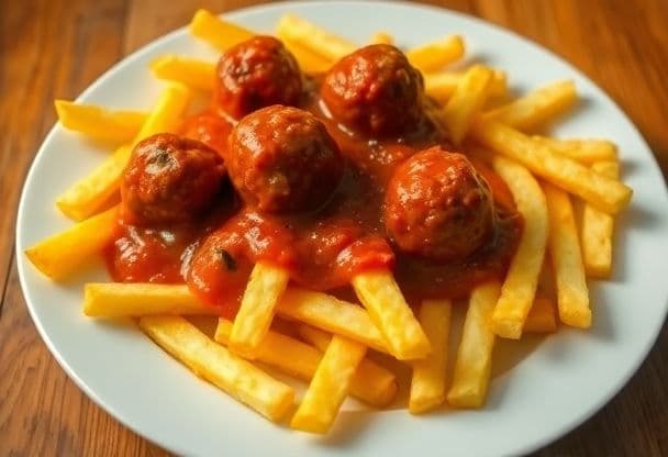 Patat En Gehaktballen