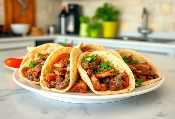 Thuisgemaakte Pita Gyros