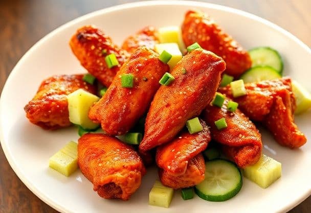 Pittige Sriracha Kipvleugeltjes