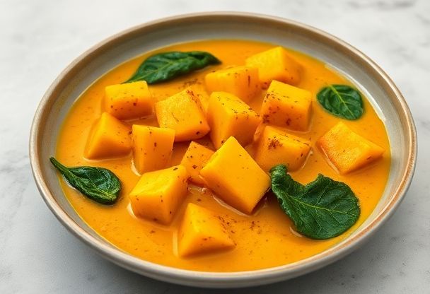 Pompoen Curry met Kokosmelk