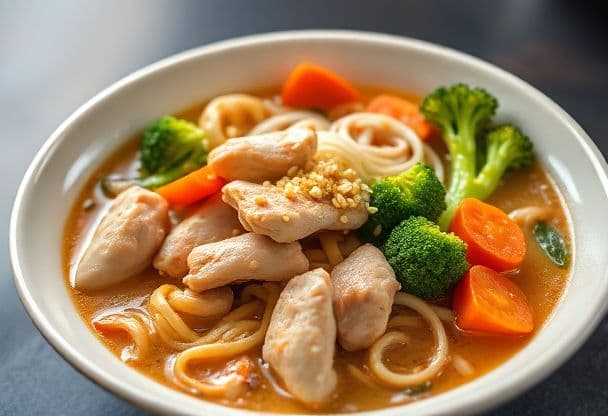 Ramen met Kip en Groenten