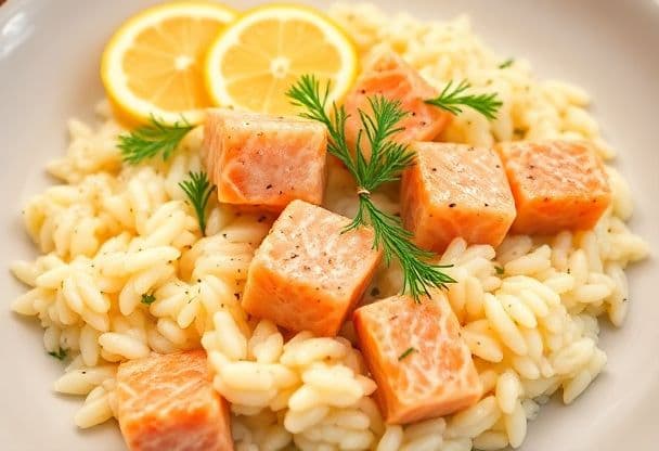 Risotto met Zalm en Dille