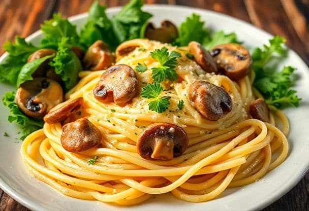 Romige Champignon Pasta