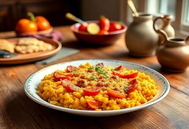 Snelle Romige Chorizo Paella in 20 Minuten