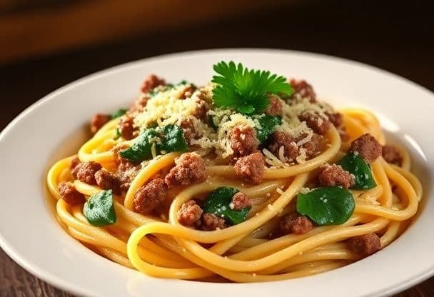 Romige Gehakt Pasta in 20 Minuten