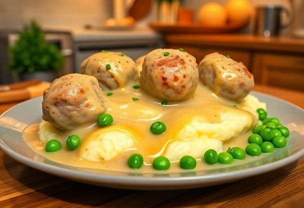 Romige Gehaktballen met Aardappelpuree in 30 Minuten