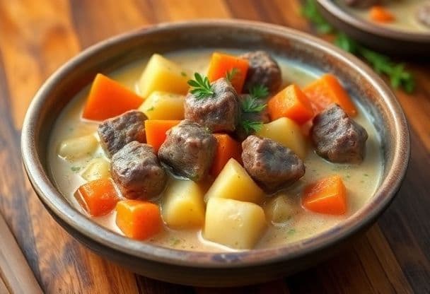 Romige Lamsstoofpot met Groenten in 30 Minuten