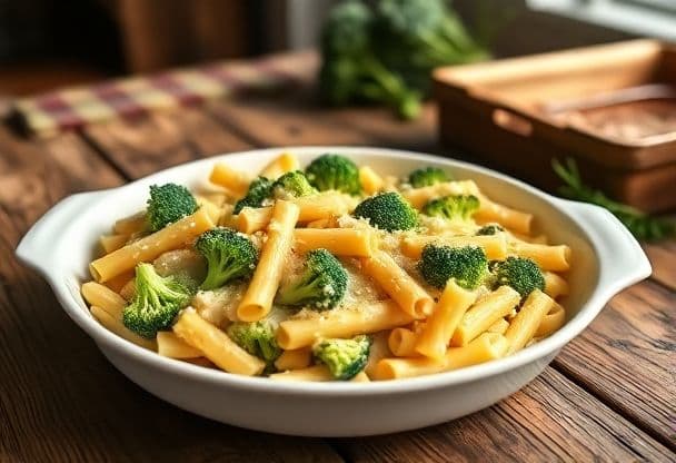 Romige Pasta Ovenschotel met Knapperige Broccoli in 30 Minuten