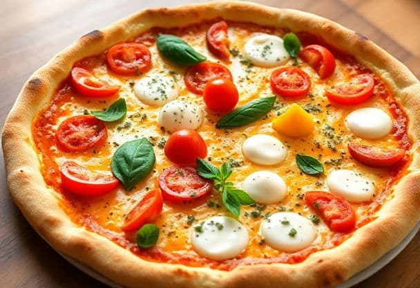 Romige Pizza met Verse Groenten in 30 Minuten