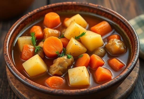 Snelle Aardappel en Wortel Stoofpot