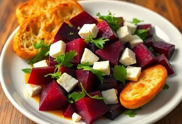 Snelle Bietensalade met Feta