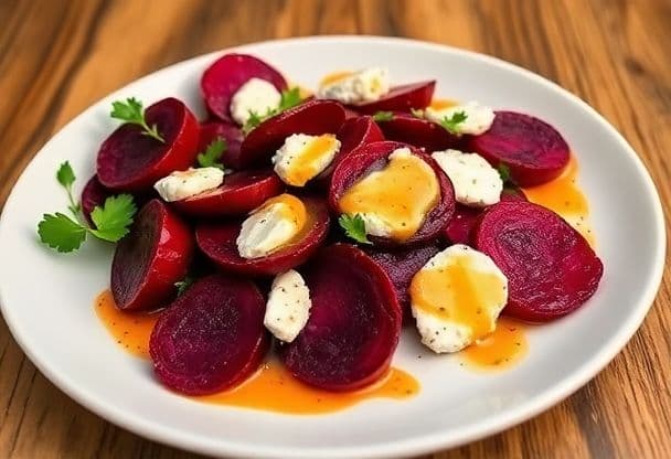 Snelle Bietensalade met Geitenkaas