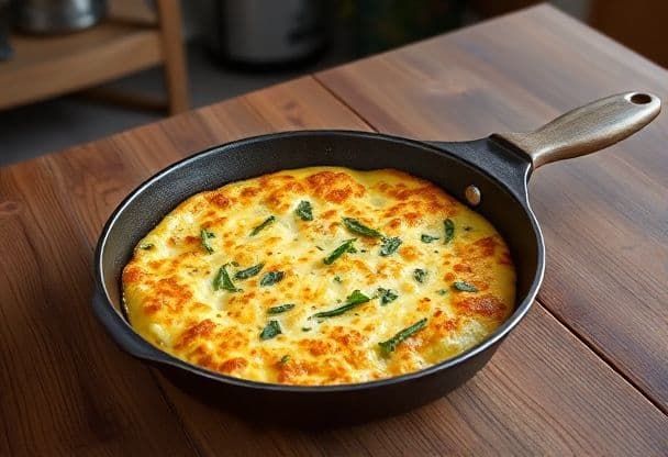 Snelle Bloemkool Frittata met Verse Kruiden