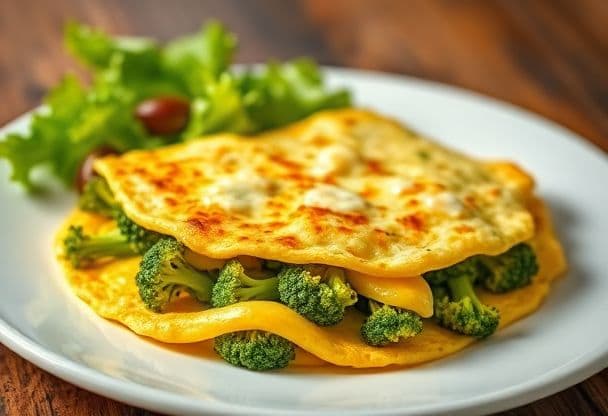 Snelle Broccoli Omelet