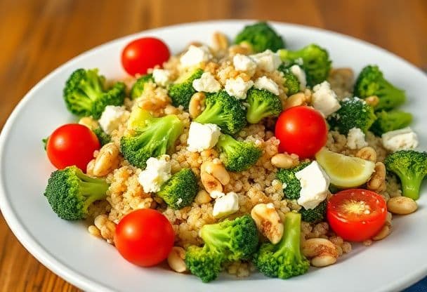 Snelle Broccoli Quinoa Salade