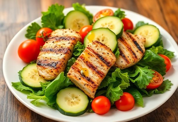 Snelle Gezonde Kipfilet Salade