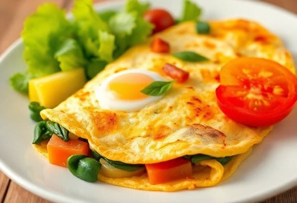 Snelle Groente Omelet