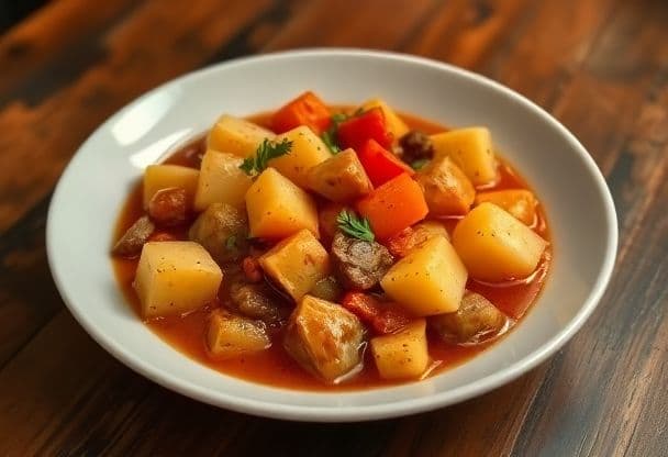Snelle Groentestoofpot met Aardappelen