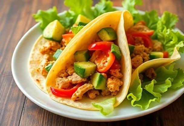 Snelle Groentetaco met Kip