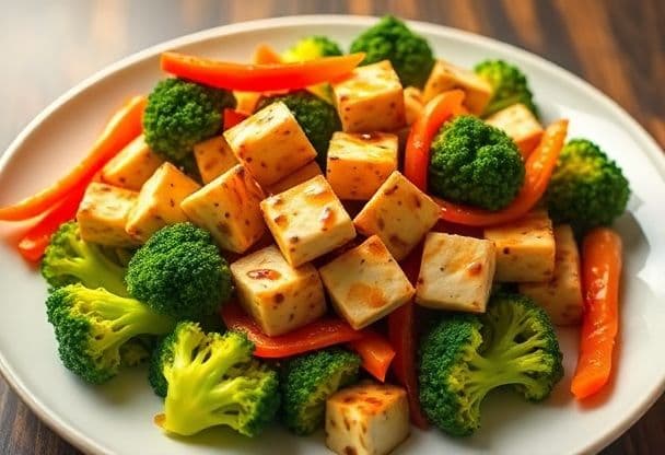 Snelle Groentewok met Tofu