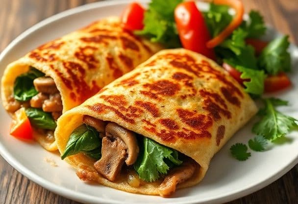 Snelle Hartige Pannenkoeken met Groenten