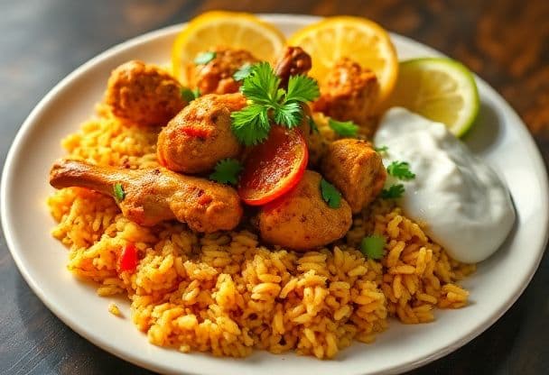 Snelle en Smaakvolle Indiase Kip Biryani in 30 Minuten