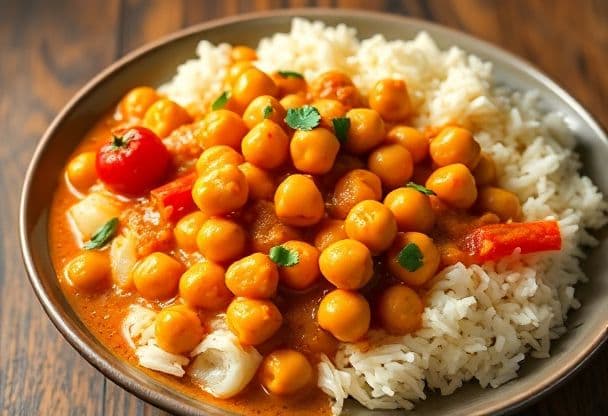 Snelle Kikkererwten Curry