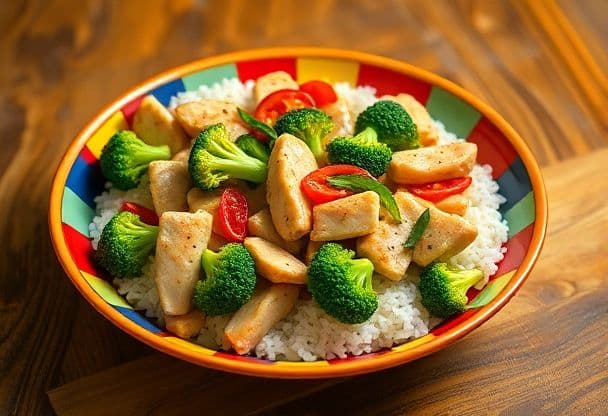 Snelle Kip en Broccoli Wok