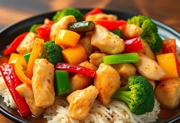 Snelle Kip en Groentewok