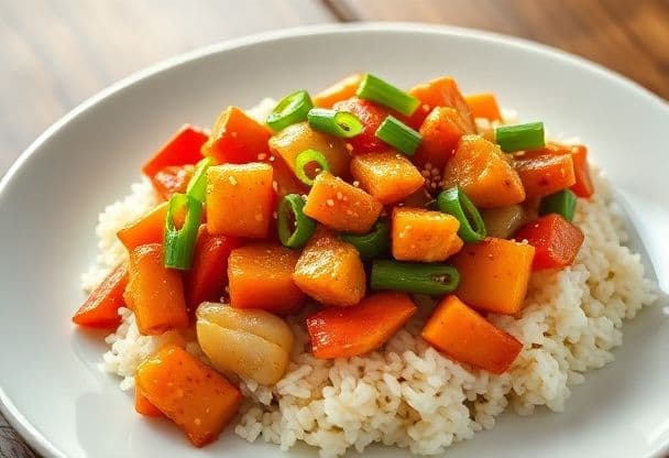 Snelle Kip en Paprika Roerbak