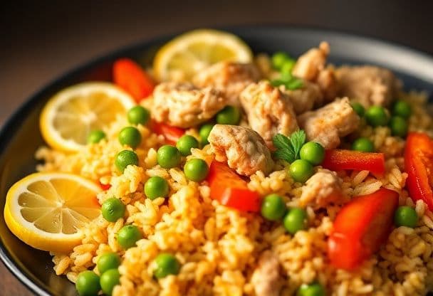 Snelle Kip Paella