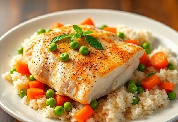Snelle Kipfilet met Doperwten en Wortelen