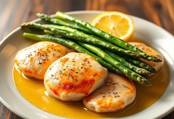 Snelle Kipfilet met Groene Asperges en Citroen