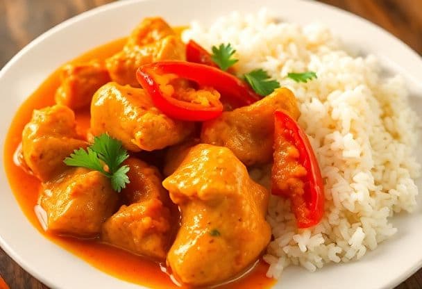 Snelle Kruidige Kip Curry