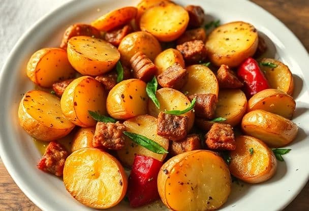 Snelle Ovenschotel met Aardappelen en Groenten