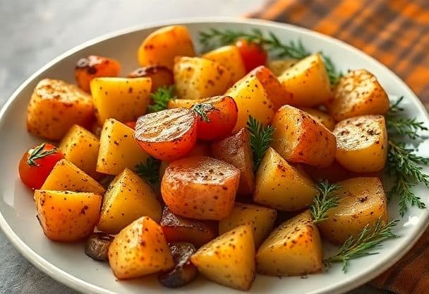 Snelle Ovenschotel met Aardappelen en Groenten