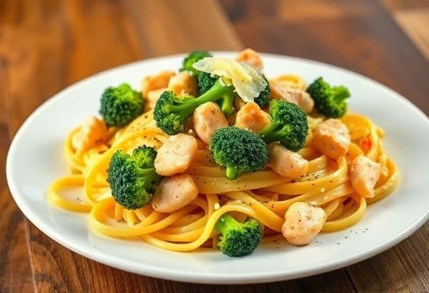 Snelle Pasta met Broccoli en Kip