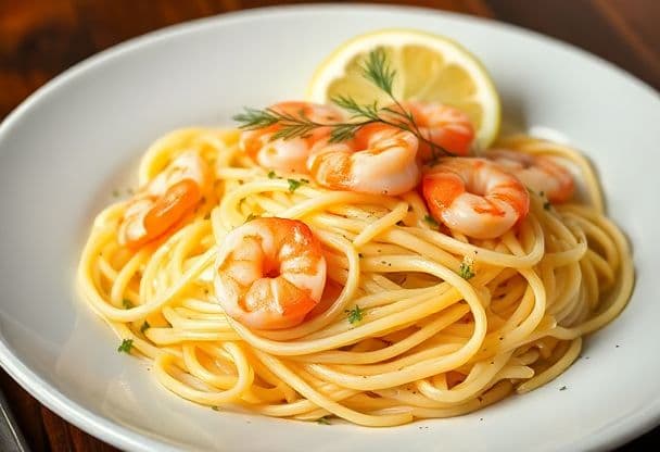 Snelle Pasta met Venkel en Garnalen