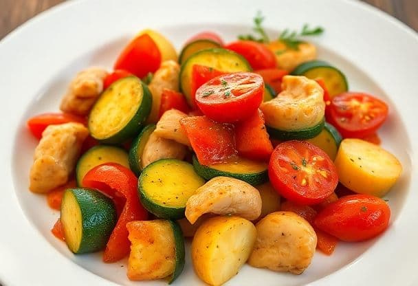 Snelle Ratatouille met Kip