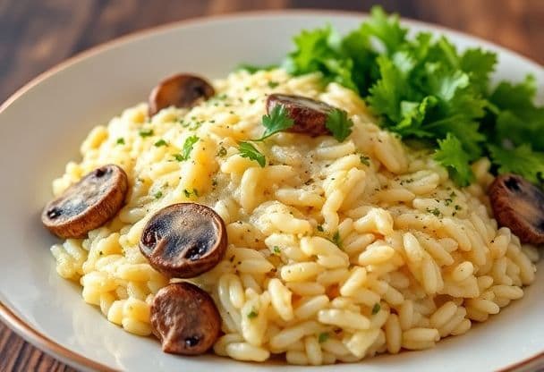 Snelle Risotto met Paddenstoelen